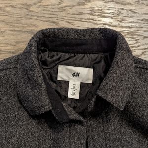 H&M Wool Shirt Jacket